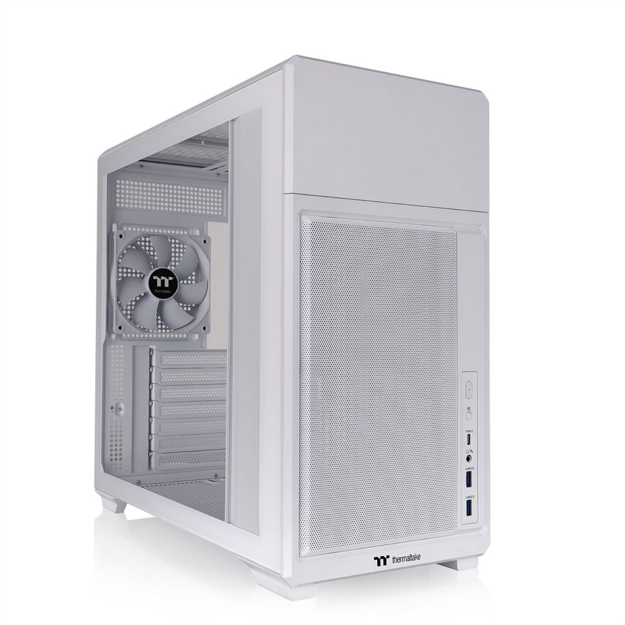 Thermaltake TR300 TG Mid Tower Gehäuse, Weiß