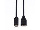 ROLINE USB 3.2 Gen 1 Kabel, C-Micro B, ST/ST, schwarz, 1 m