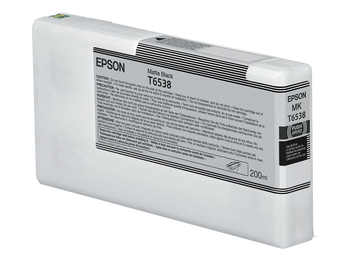 Epson T6538 Matte Black-Tintenpatrone (200 ml)