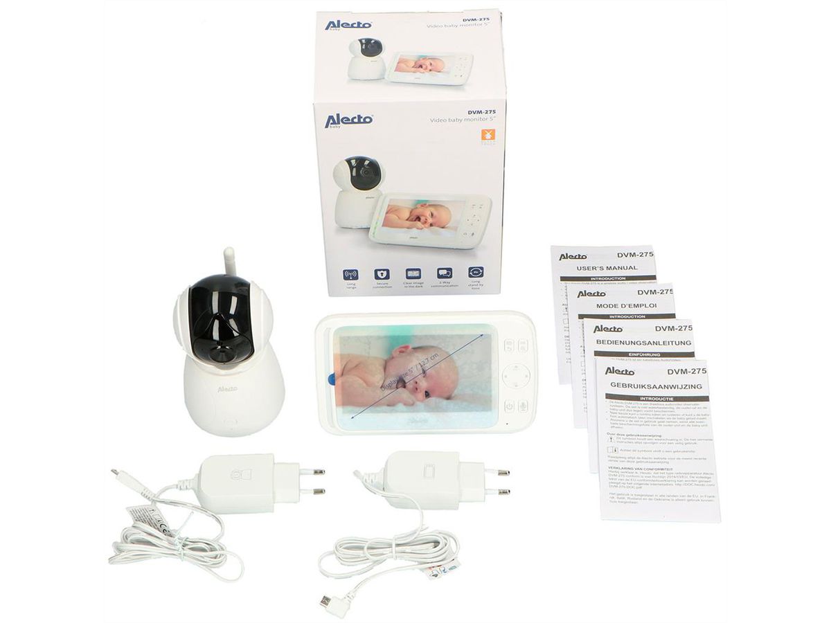 Alecto Babyphone DVM-275, Blanc