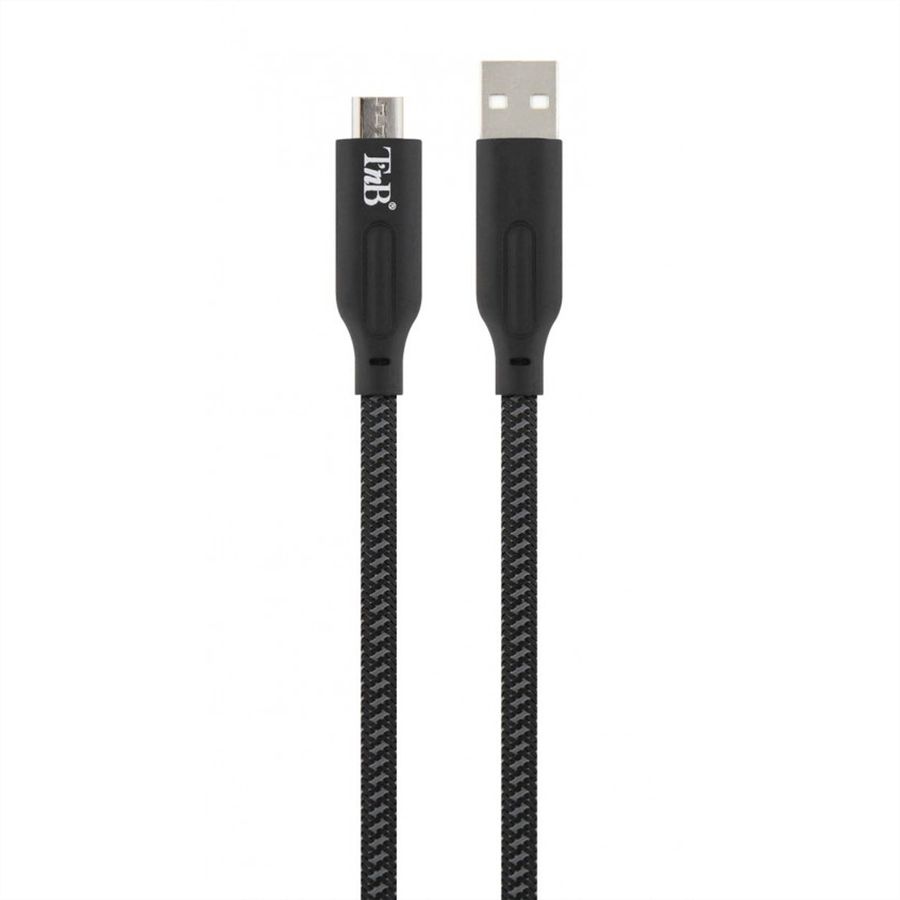 T'NB XW3M USB/Micro USB Kabel, schwarz/rot, 3 Meter