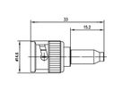 TELEGÄRTNER Connecteur à sertir BNC 50 Ohm pour RG-316/U