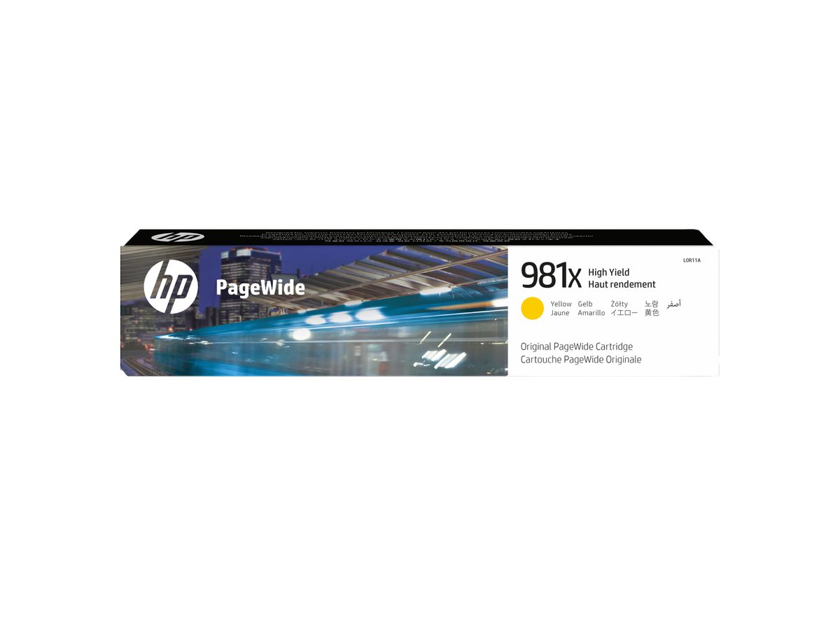 HP 981X cartouche PageWide Jaune grande capacité authentique