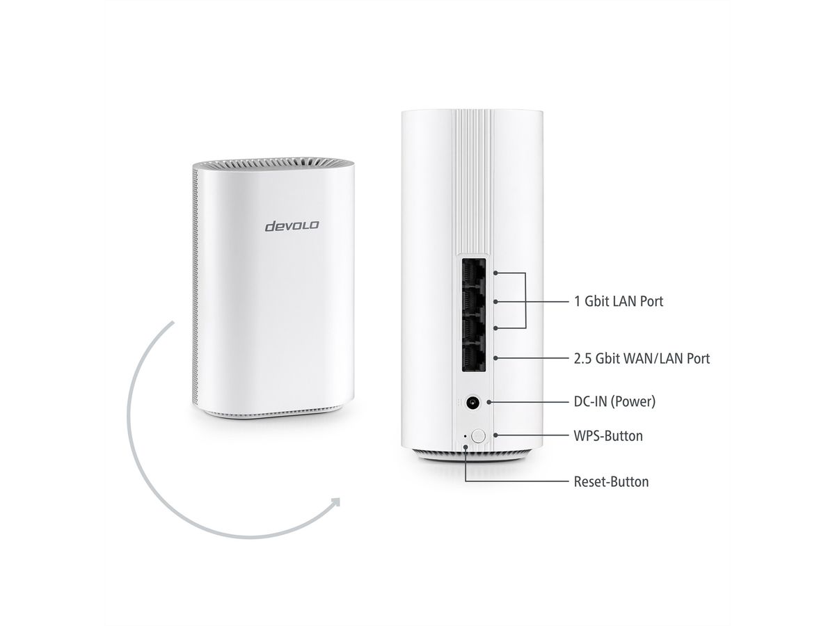 Devolo WiFi 7 Mesh BE6500 3-Pack