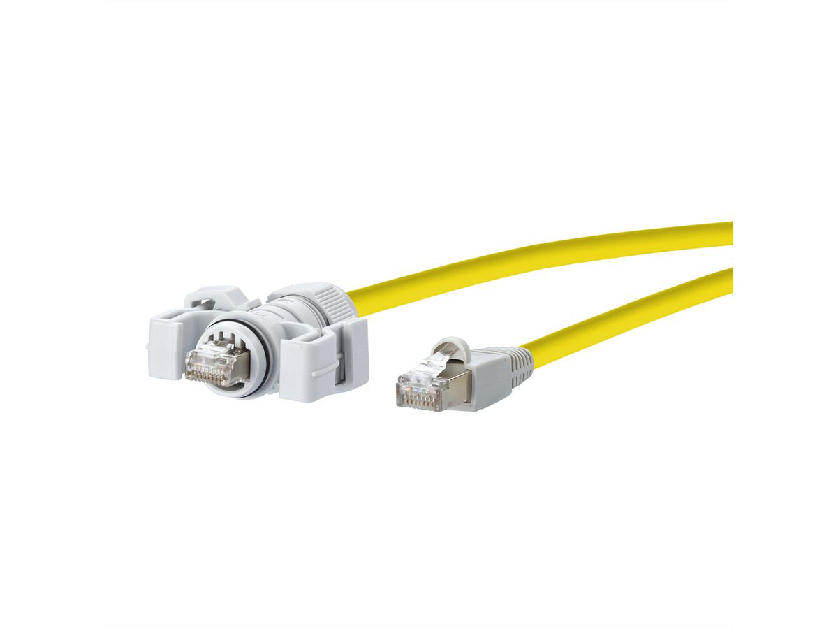 METZ CONNECT E-DAT Industry cordon de brassage IP67 - RJ45, 2 m