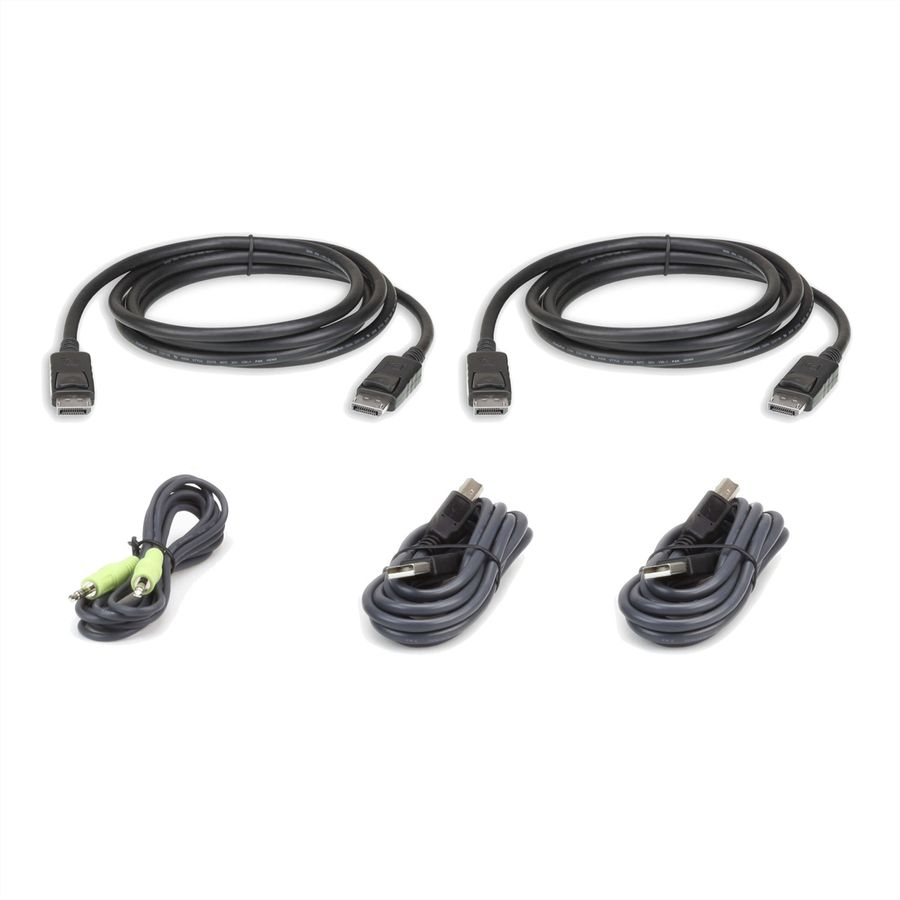 ATEN 2L-7D03UDPX5 Kit de câbles KVM sécurisé deux affichages DisplayPort USB