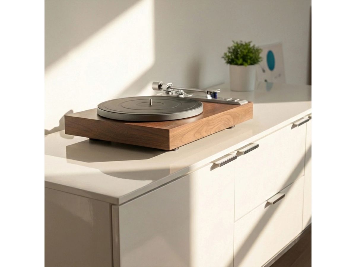 Lenco Plattenspieler LBT-515WD, Holz, BT, inkl. Ortofon 2M Blue