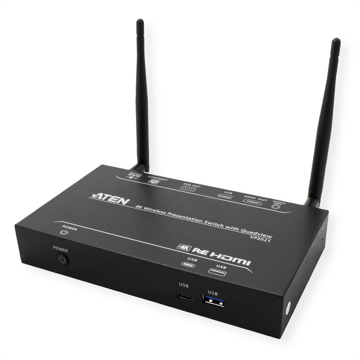 ATEN VP2021 4K Wireless Presentation Switch mit Quad View