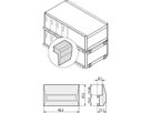 SCHROFF Stapelhilfe/Designelement - STAPELHILFE RAL9006 (4STK)