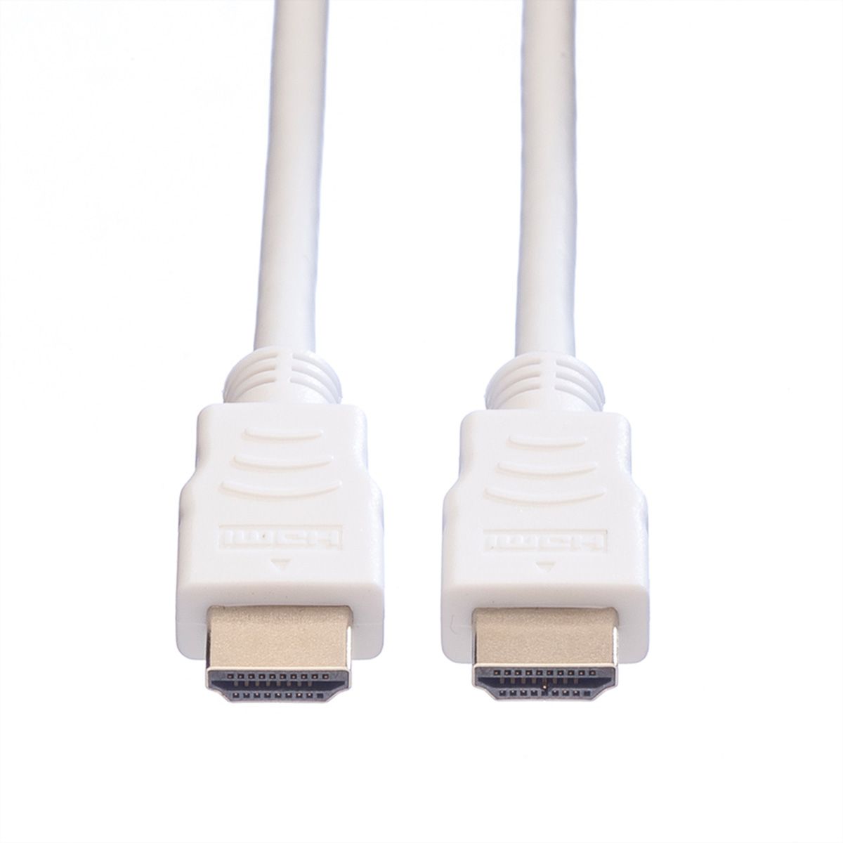 VALUE HDMI High Speed Kabel mit Ethernet, weiß, 5 m