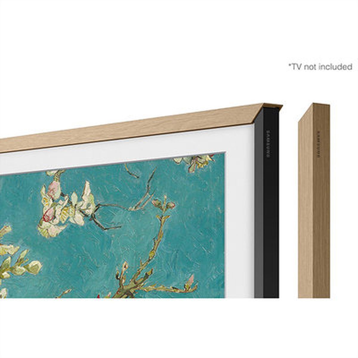 Samsung 43" Hôtel TV Frame, Cadre interchangeable Teak