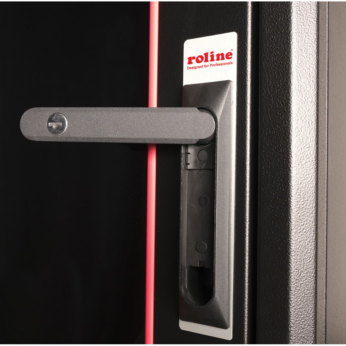 ROLINE 19-Zoll Netzwerkschrank Pro 26 HE, 600x800 BxT Glastür schwarz