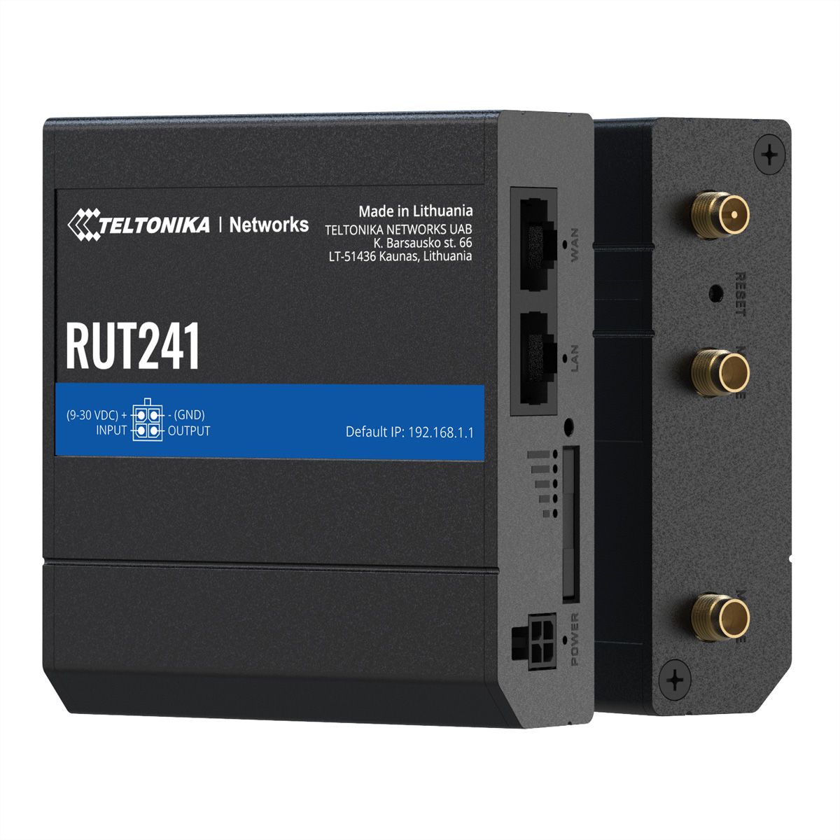 TELTONIKA RUT241 LTE/4G/3G/2G WiFi Industrie Router MEIG-Version SIM