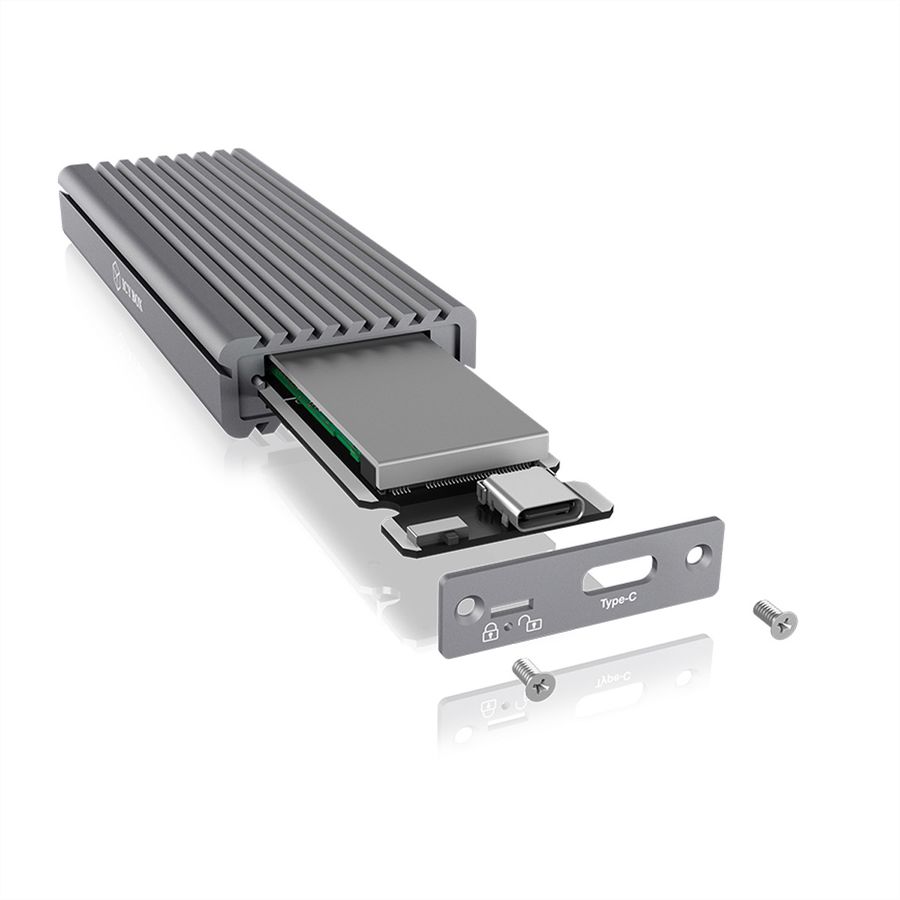 ICY BOX IB-1817M-C31 USB C Gehäuse für M.2 NVMe SSD