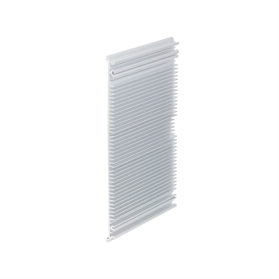SCHROFF, cadre type unité enfichable, panneau latéral extrudé, avec ailettes de refroidissement, droite, 6 U, 220 mm