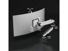 ROLINE Support LCD à gaz, fonction pivot, 5 axes de rotation, 17–49 pouces, jusqu'à 20 kg