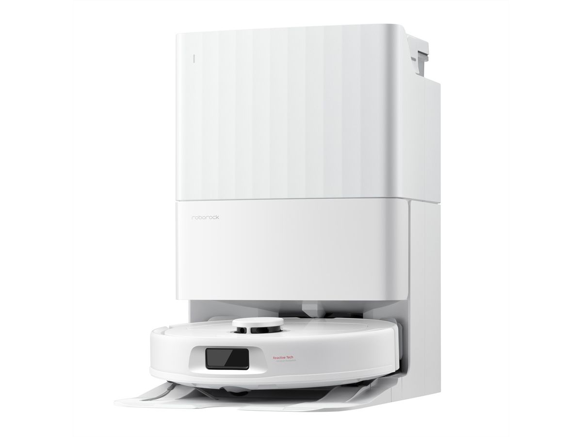 Roborock Aspirateur Qrevo S ProX blanc, Robot aspirateur/balayeur