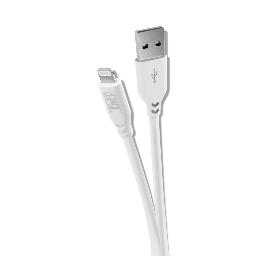 T'NB OLCBL150 USB/Lightning Kabel, Weiss, 1,5 Meter