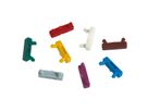 EasyLan DualBoot® LED Steckermarkierungsclips, 100 Stück, braun