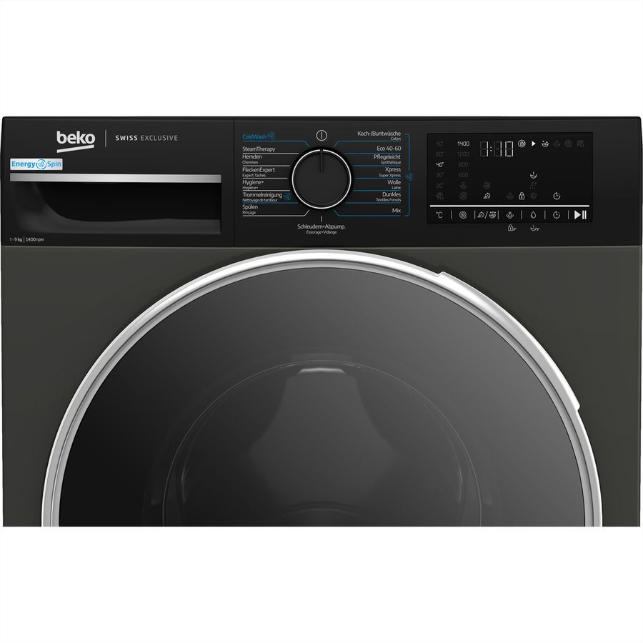 Beko lave-linge WM520, 9kg, A-10%, manhattan gray