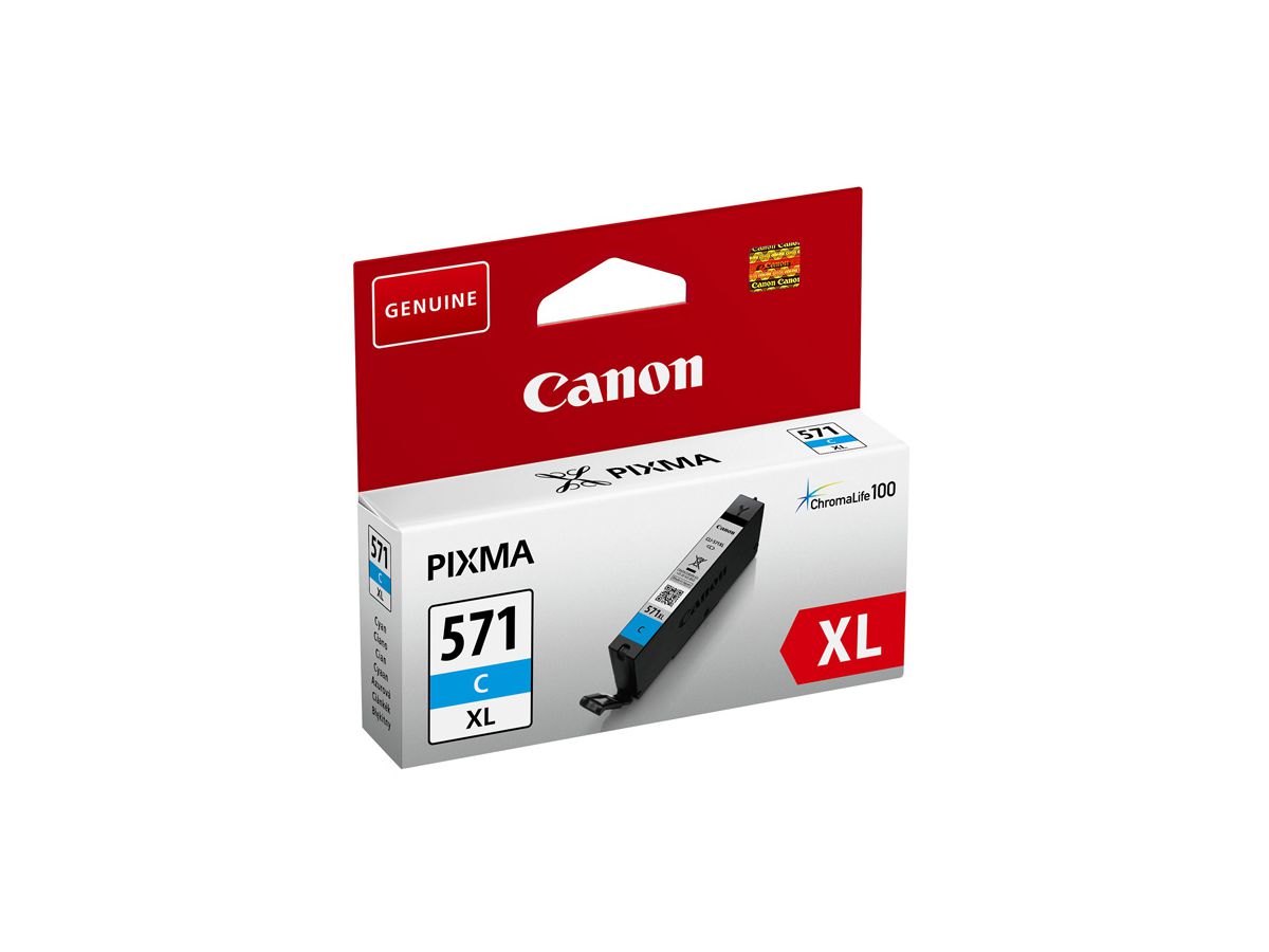 CANON CLI-571XL C, Cartouche cyan, 11ml