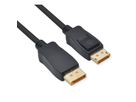 ROLINE Câble DisplayPort v2.1, 10K, DP M - DP M, noir, 1 m