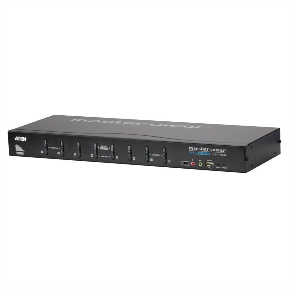 ATEN CS1768 Switch KVM DVI, USB, Audio, 8 ports