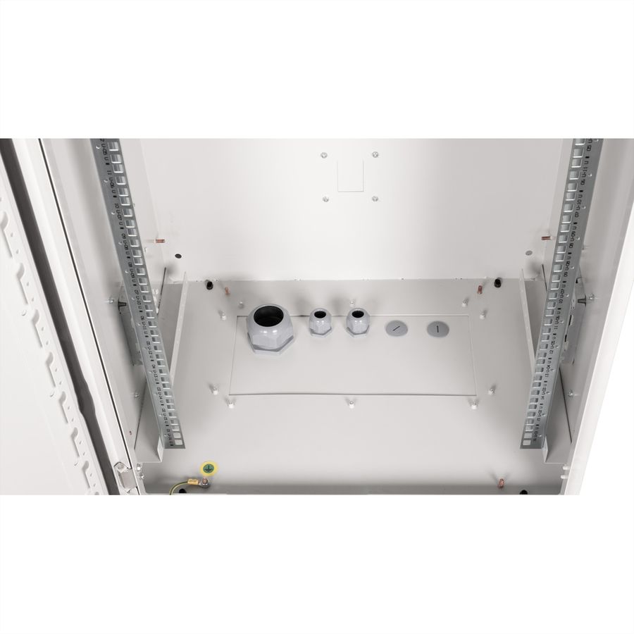 ROLINE 19-Zoll Wandgehäuse Pro 16 HE, 600x450 BxT IP55 outdoor grau