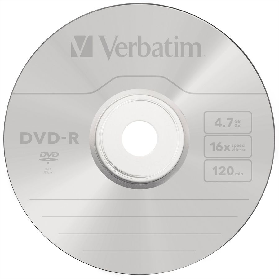 Verbatim DVD-R Spindle 4.7GB 16x 10 Pack