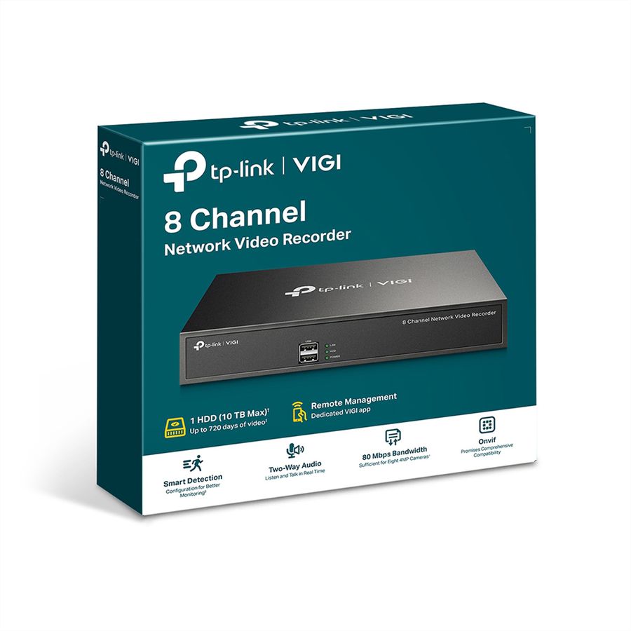 TP-Link NVR1008H NVR Enregistreur vidéo en réseau 8-CH