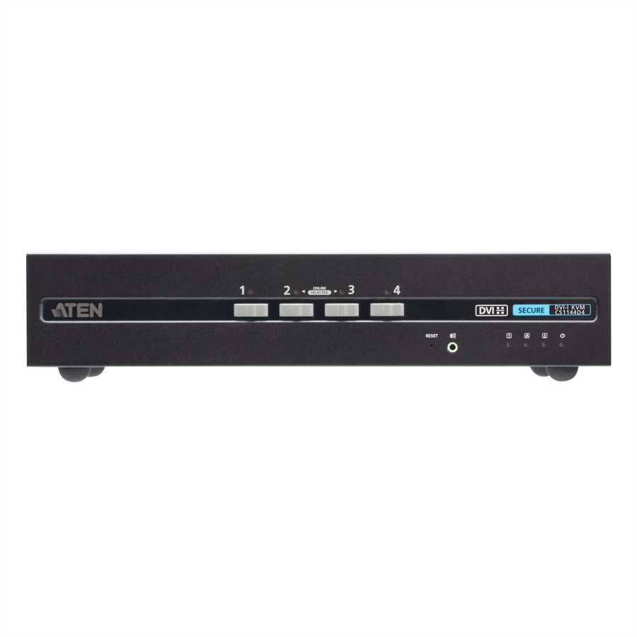 ATEN CS1144D4 Commutateur KVM sécurisé DVI à 4 ports USB et double affichage