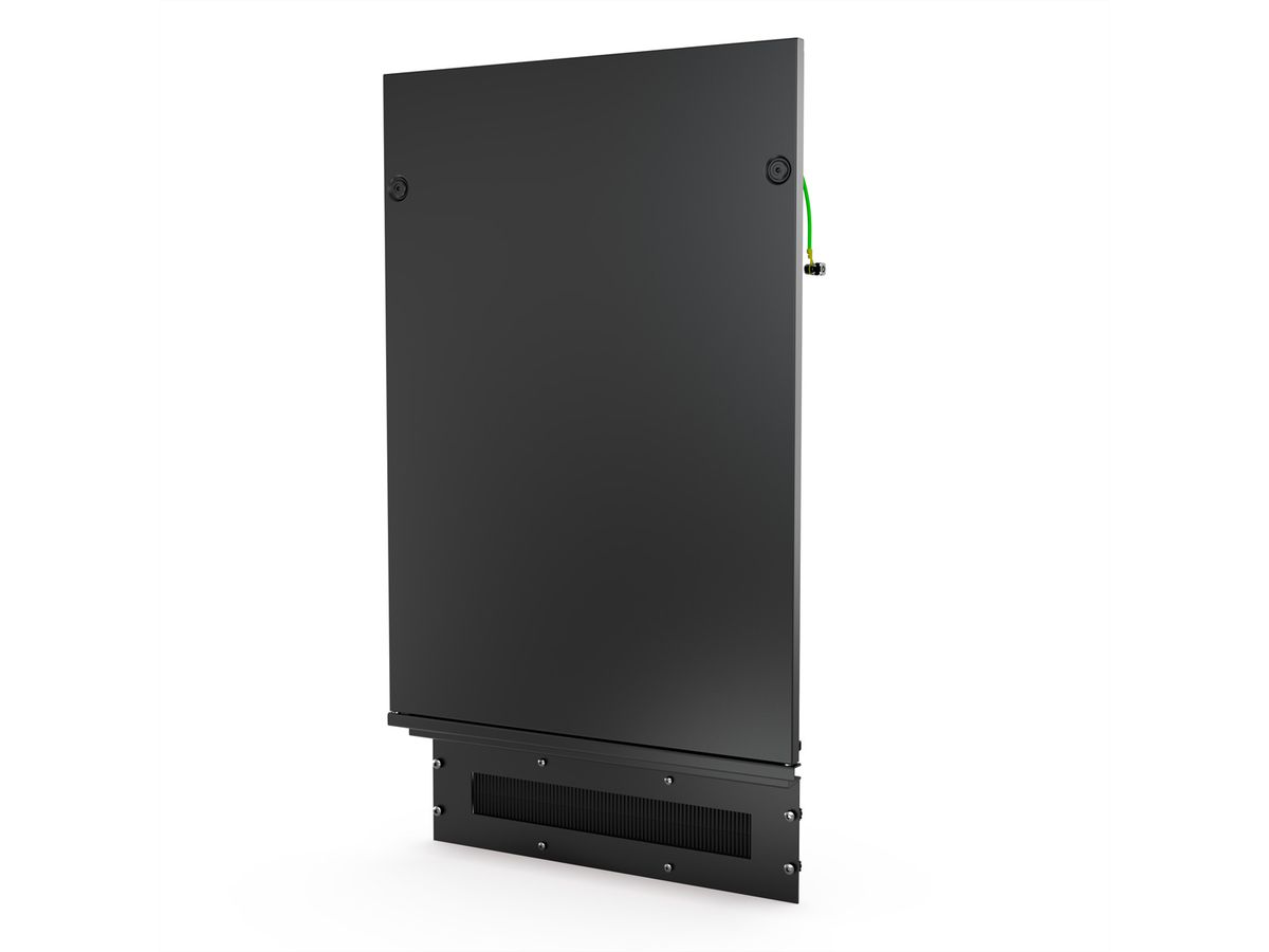 SCHROFF Novastar, panneau arrière avec passage de câbles, RAL 7021, 20 U 553W