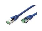 ROLINE RM Patchkabel Cat.6A S/FTP (PiMF), blau, 7 m