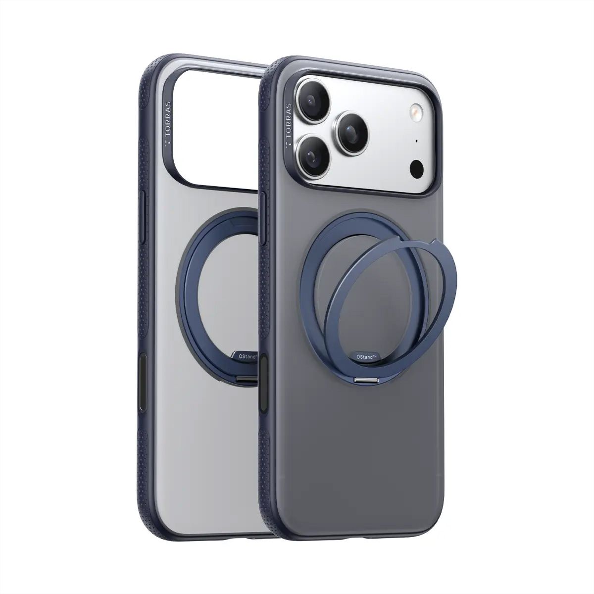 Torras Ostand R Fitness Schutzhülle, iPhone 17 Pro, MagSafe, blau