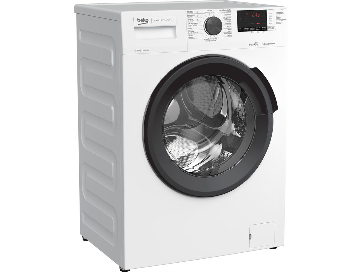 Beko Waschmaschine 50101434CH1, 10kg, Aquasafe, Hygiene+, Steam