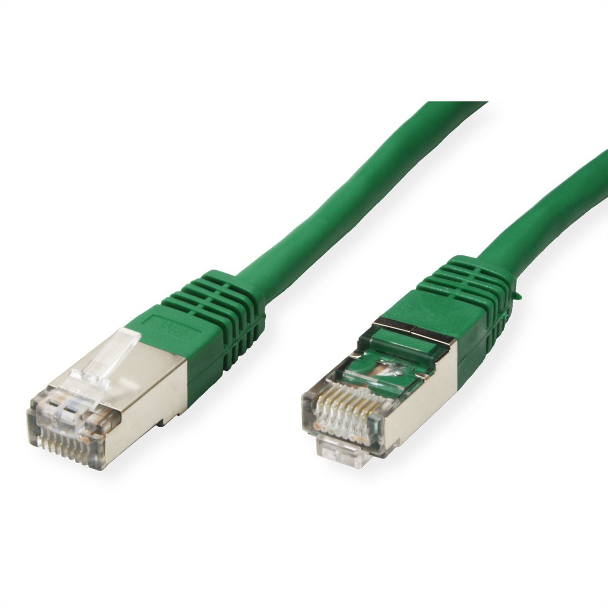 Cordon VALUE Cat.6 (Classe E) S/FTP (PiMF), vert, 0,5 m