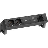 BACHMANN DESK2 2xP40 1xUSB A/C 22W 1xCM, ITALIE