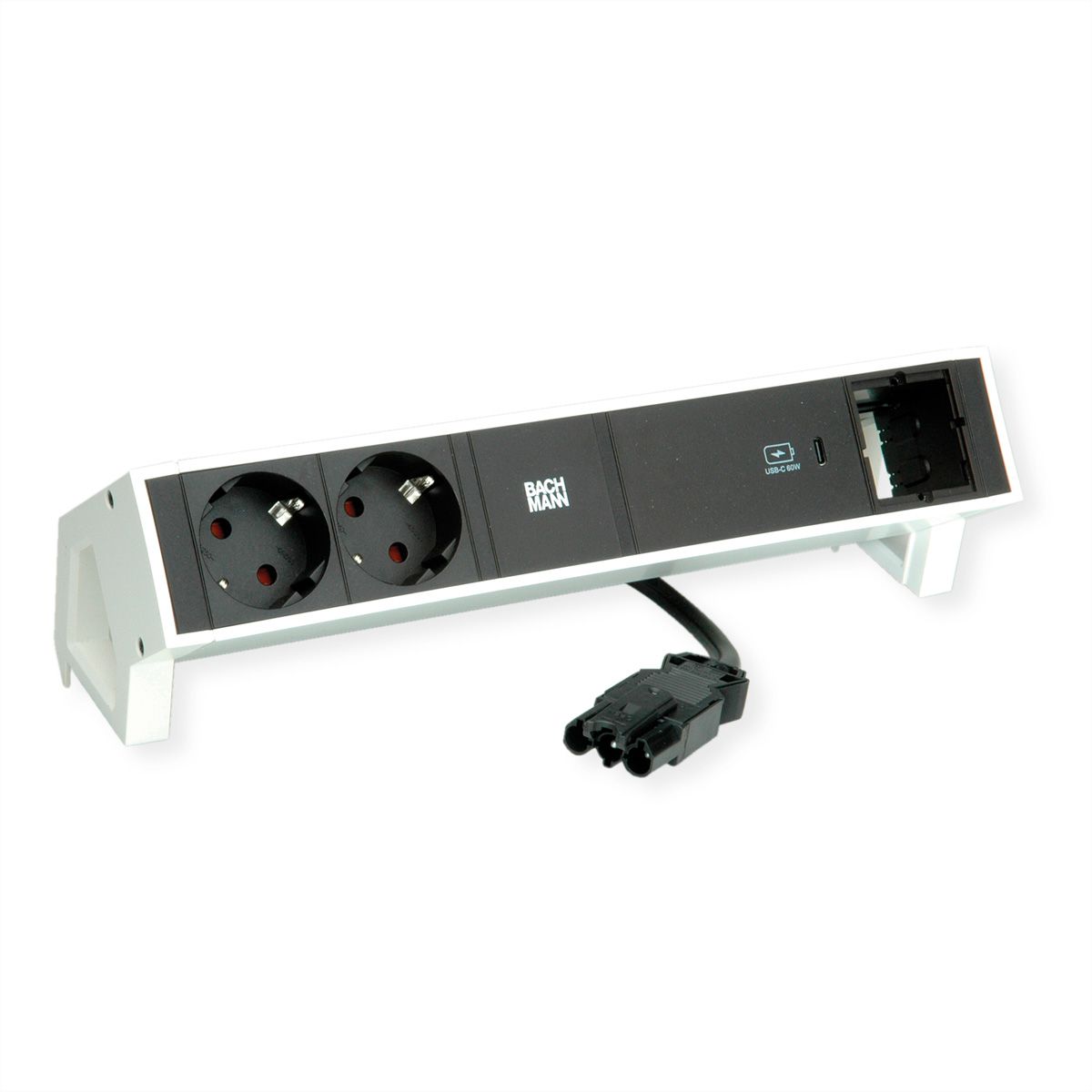 BACHMANN DESK2 2x contact de protection USB C
