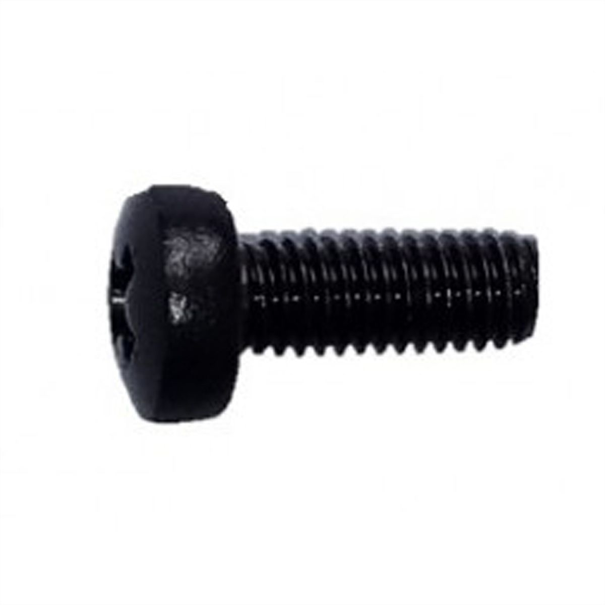 SCHROFF Linsenschraube M6, verzinkt, schwarz - LINSENSCHRAUBE M6X16 100ST