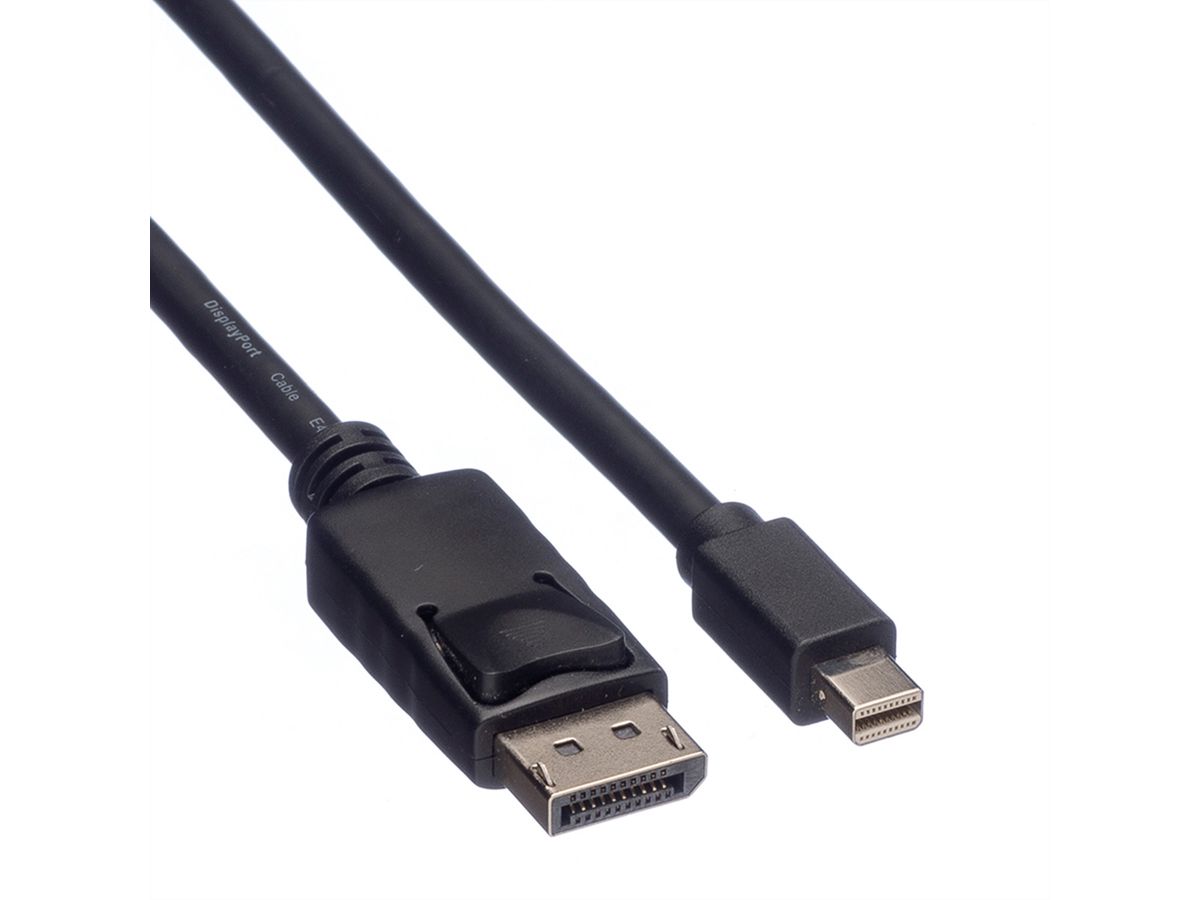 ROLINE Câble DisplayPort DP M - Mini DP M, noir, 2 m