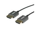 ROLINE Câble HDMI Ultra HD avec Ethernet, 4K, M/M, ultra-slim, coaxial, noir, 2 m