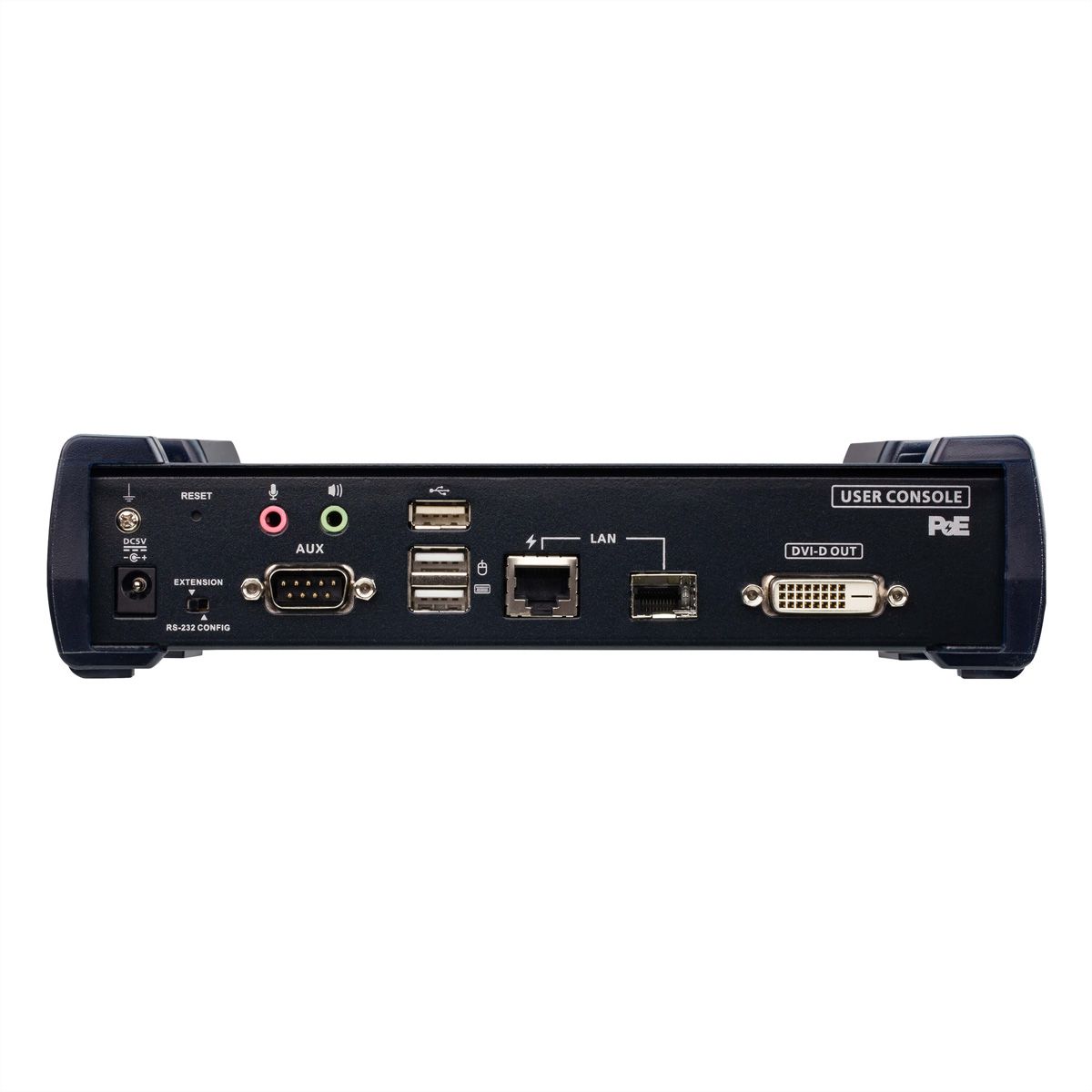 ATEN KE6912R DVI-D Dual Link KVM Over IP Extender mit PoE Empfänger