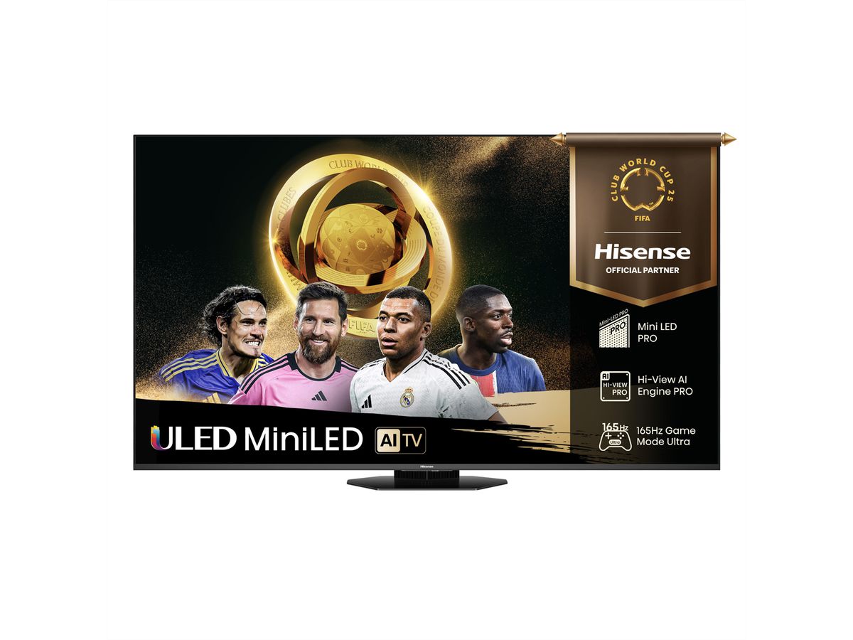 Hisense TV 55U8Q 55", Mini-LED 4K, 165Hz, 4'000 Nits