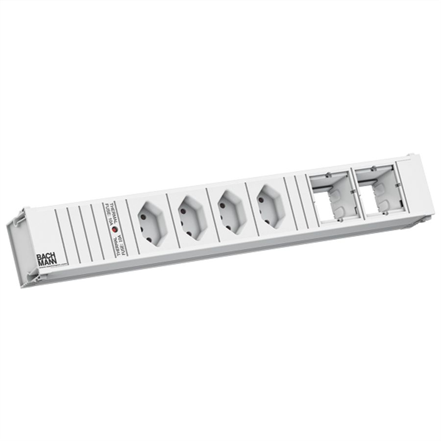 BACHMANN CONI 4xCH 0° 2xCM 0,2m GST18 RAL9010