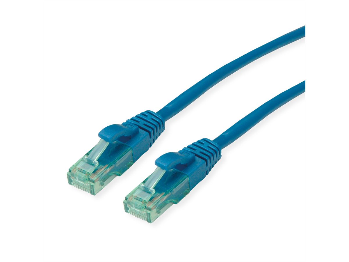 ROLINE RM Patchkabel Cat.6A UTP, blau, 2 m