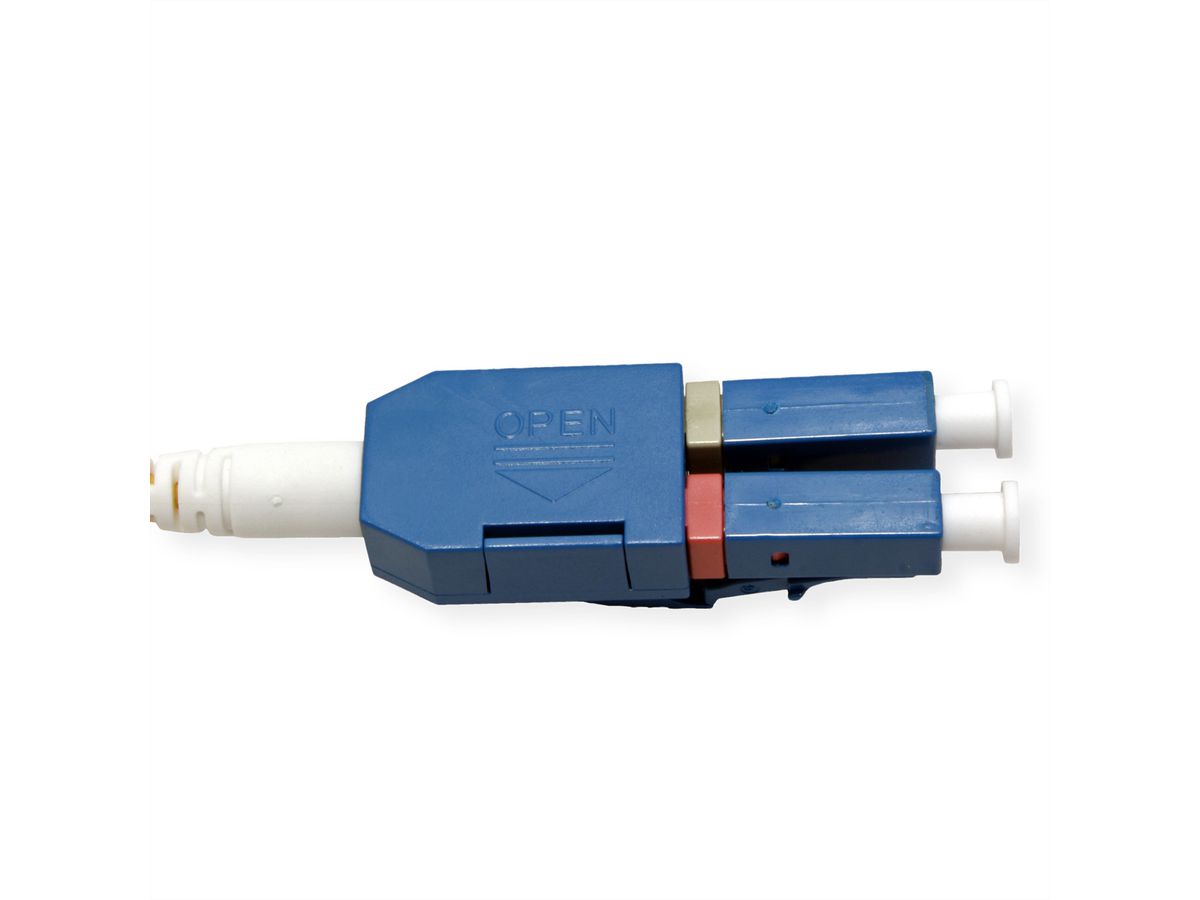 ROLINE LWL-Kabel duplex 9/125µm OS2, LC/LC, UNIBOOT, gelb, 10 m