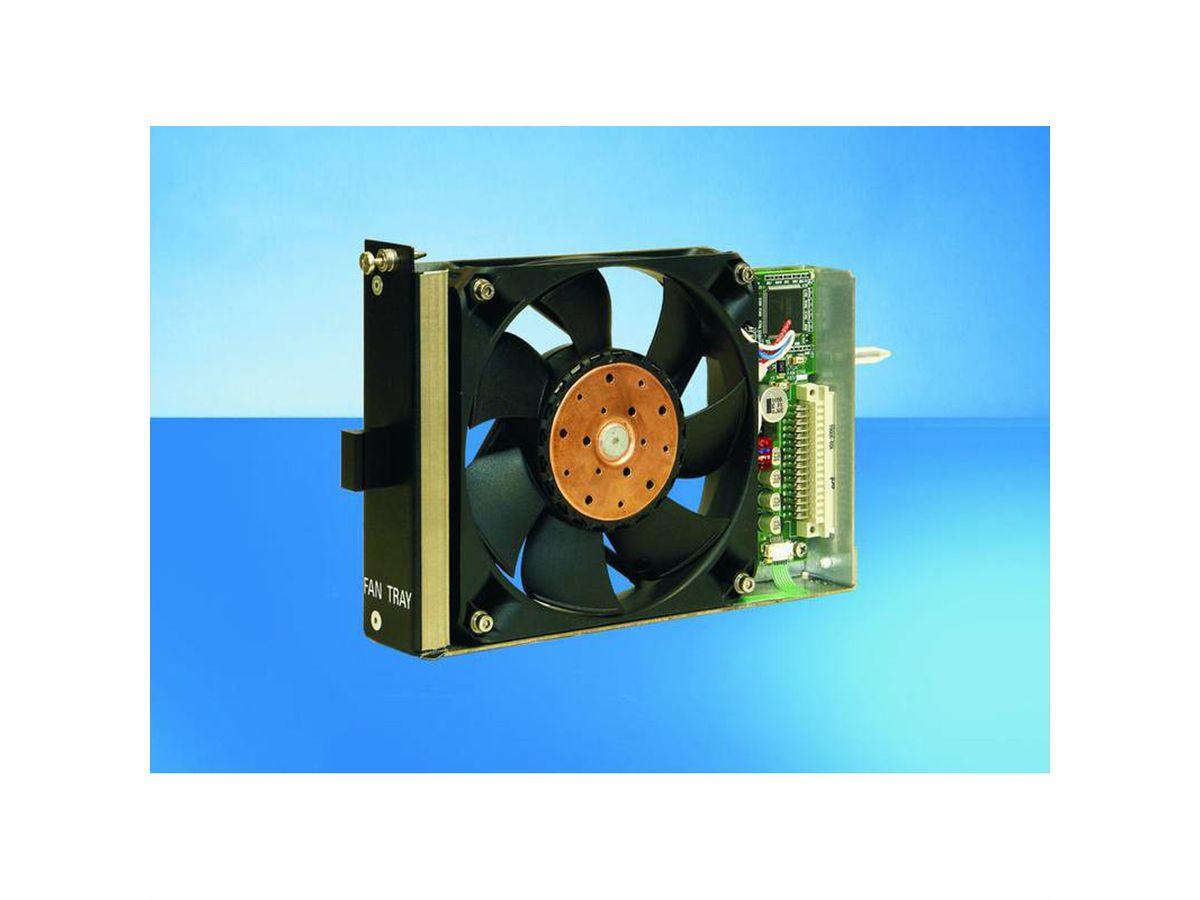 SCHROFF Cassettes de ventilation pour systèmes MicroTCA.0 11850-011, sans panneau d'alarme Telco 3 UH