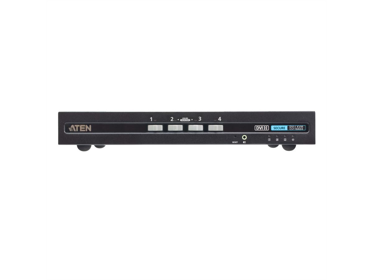 ATEN CS1184D4 Commutateur KVM sécurisé DVI à 4 ports USB