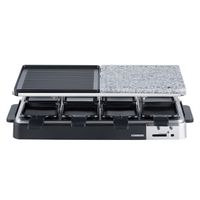 Melissa Raclette 16300027 noir, 8 personnes, 1200-1400W
