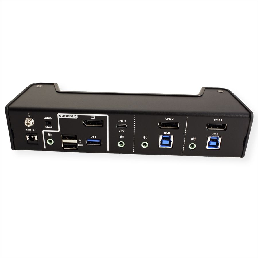 ATEN CS1953 Commutateur KVMP hybride DisplayPort USB-C 3 ports